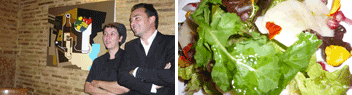 detalle de plato del restaurante ad hoc monumental