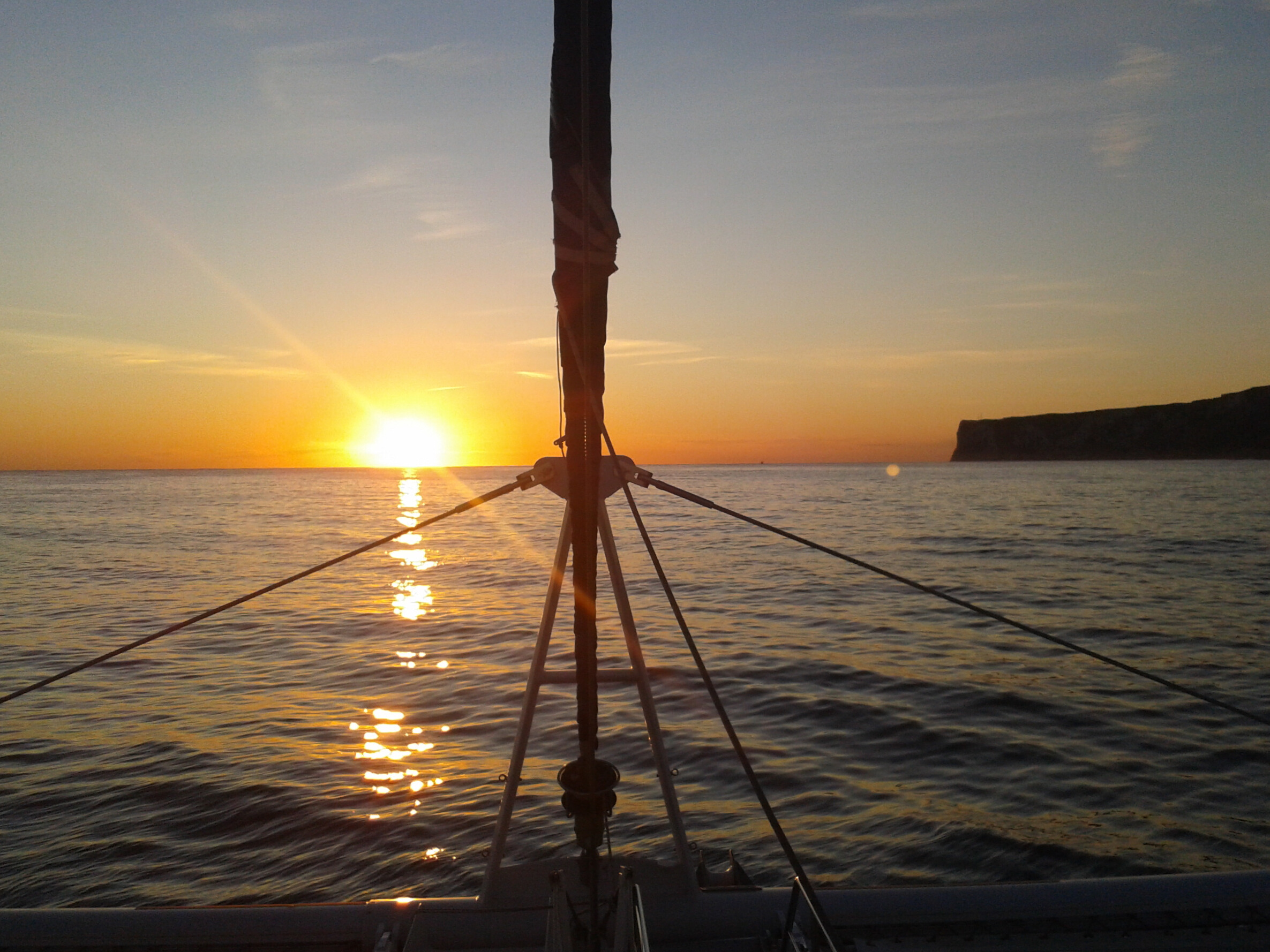 puesta de sol mundo marino