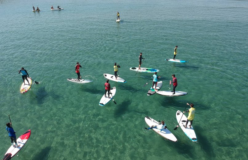 paddle surf