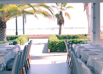 detalle terraza de el coso del mar