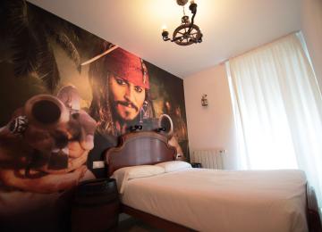 habitación hotel casual del cine