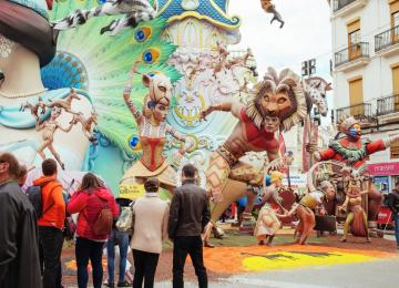 Parte central Falla Convento Jerusalén año 2019